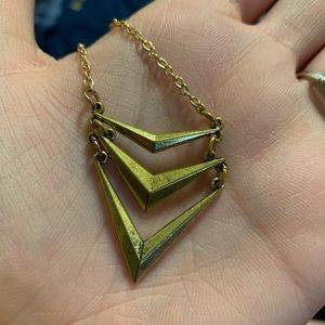 Triangular necklace